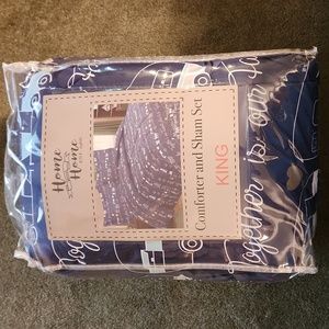 King Comforter and Sham Set, Perfect for Camper
